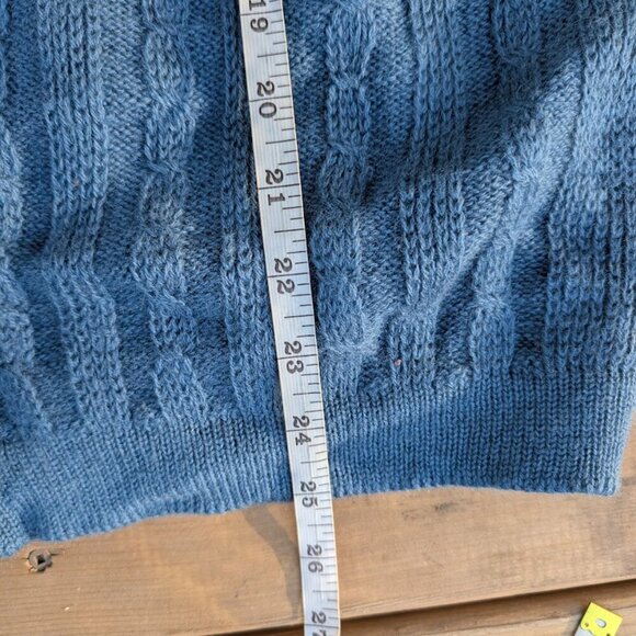 Vintage Hudson Bay Company Made In Italy Wool Cardigan Size XL - Picture 9 of 9